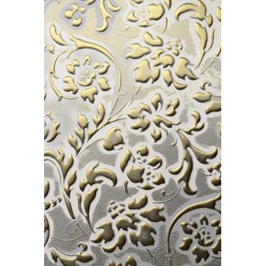 LL Floral White / Gold mat