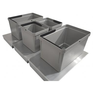 Система контейнеров для мусора Kit da Cassetto 90 (21+10+10+21л)